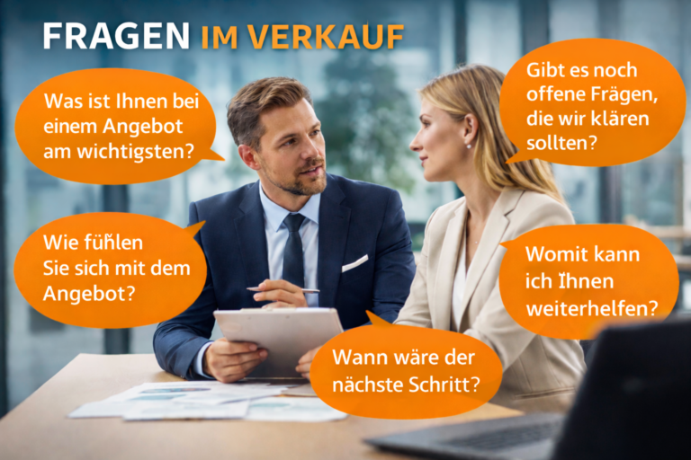 Fragen im Verkauf aktives zuhören